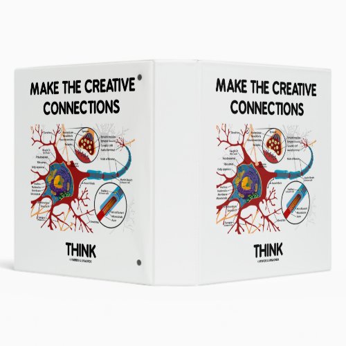 Make The Creative Connections Think Neuron Synapse 3 Ring Binder
