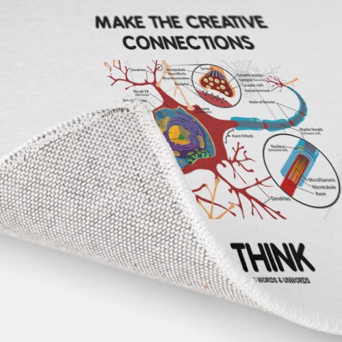 Make The Creative Connections Think Neuron Synapse Rug