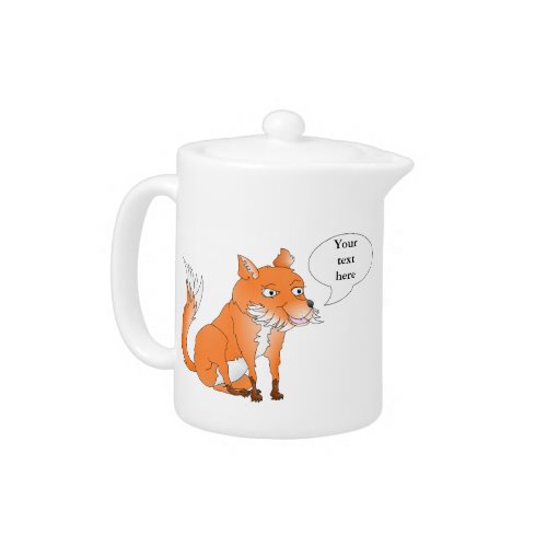 Make the fox say whatever you like teapot