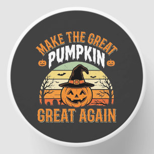 Make The Pumpkin Great Again Halloween Design_1 Mini Candle Favors