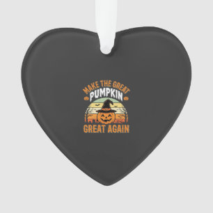 Make The Pumpkin Great Again Halloween Design_1 Ornament