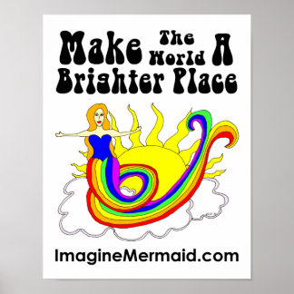 Make The World A Brighter Place Hope Mermaid Promo Poster