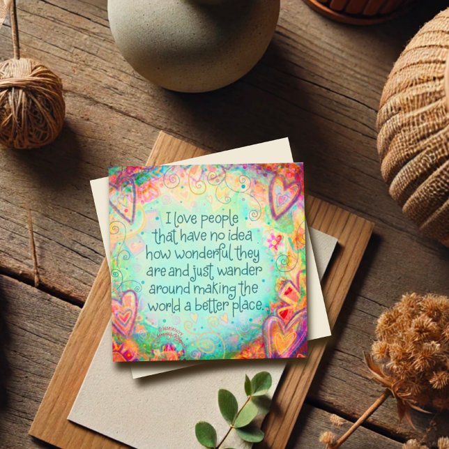 Make the World Better Quite Pretty Thank You Invitation (Creator Uploaded)