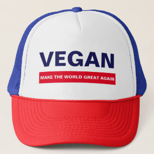 MAKE THE WORLD GREAT AGAIN VEGAN CAP