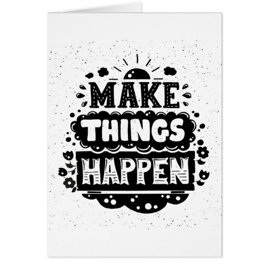 Make Things Happen Cards (Front)