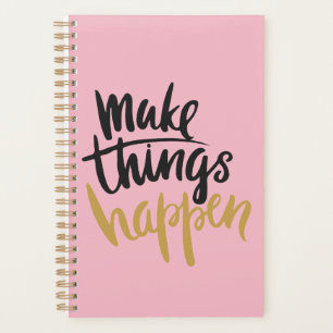 Make Things Happen Spiral Planner