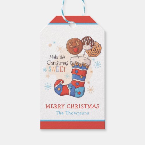 Make This Christmas Sweet Stocking Personalized Gift Tags