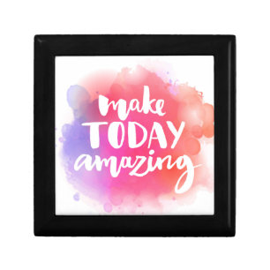 Make Today Amazing Jewelry Box