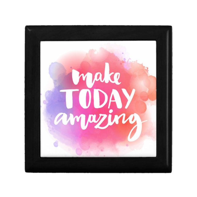 Make Today Amazing Jewelry Box (Front)