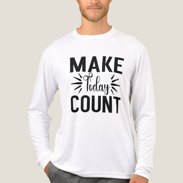 Make Today Count-68543 Tri-Blend Shirt (Front)