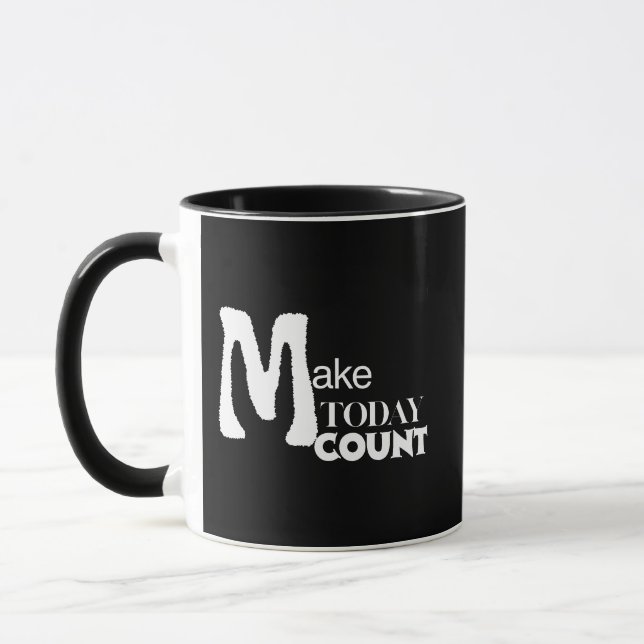 Make Today Count Daily Focus Mug (Left)