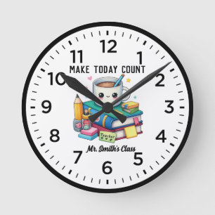 Make Today Count Kawaii Classroom Clock