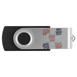 Make Today Great motivational quotes Flash Drive