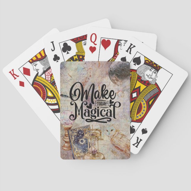 Make Today Magical – Inspirational  Poker Cards (Back)
