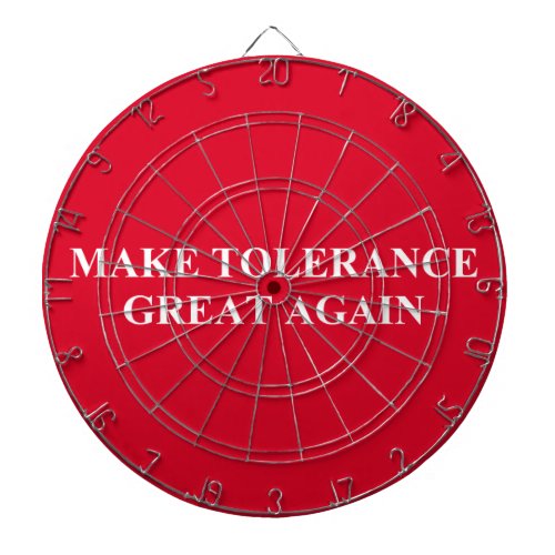 Make Tolerance Great Again Dart Board