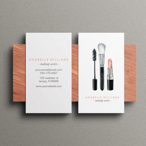 Make Up Accessories Business Card