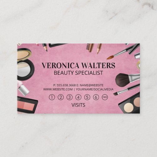 Make Up Accessories Kit Loyalty Card