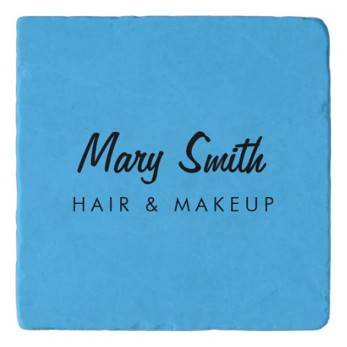 Make Up And Hair Cayman Blue Trivet
