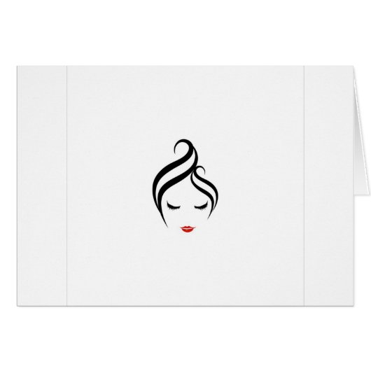 Make up and hairstyle cards (Front Horizontal)