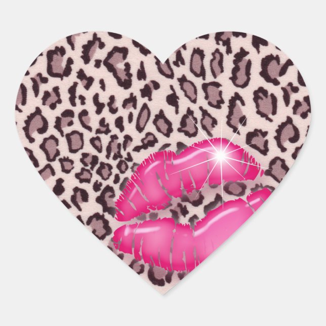 Make up Artist Beauty Leopard Sticker Pink 2 (Front)