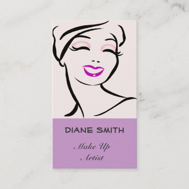 Make Up Artist Business Card (Front)