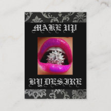 Make up Artist business card