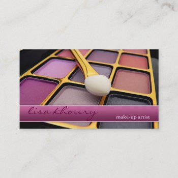 Make-up Artist Business Card by all_items at Zazzle