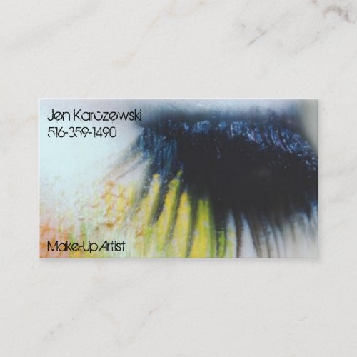 Make Up Artist Business Card