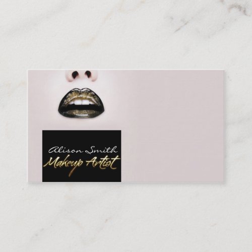 Make up Artist Business Card Template