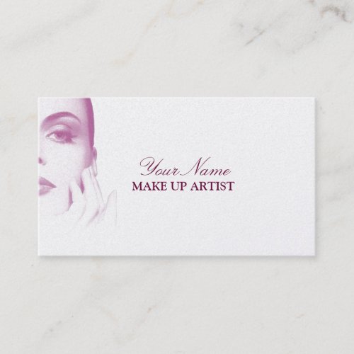 Make Up Artist Business Card