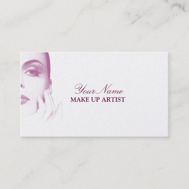 Make Up Artist Business Card (Front)