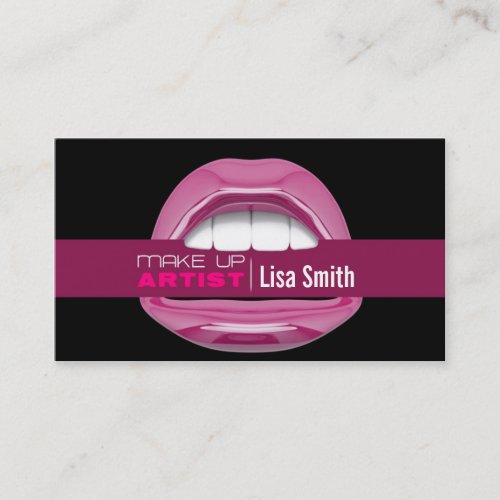 Make up Artist Business Card