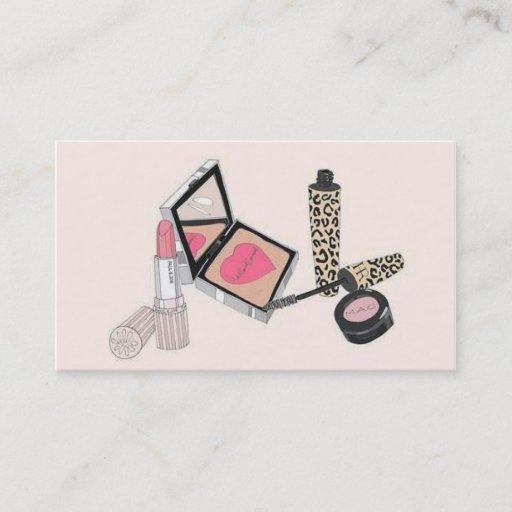 Customizable Make Up Artist Business Card Templates