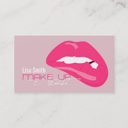 Make up Artist Business Card