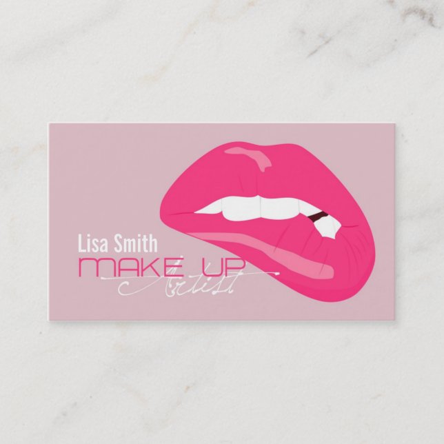 Make up Artist Business Card (Front)