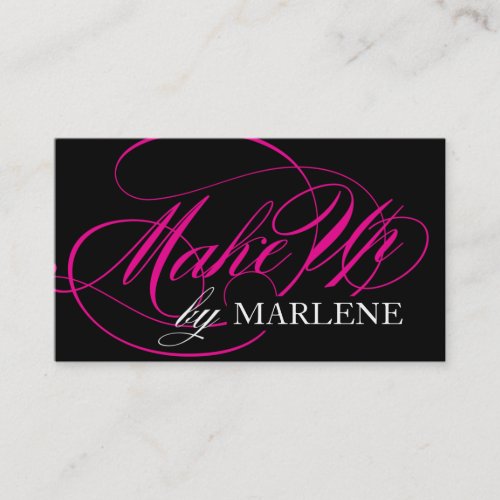 Make Up Artist Business Card