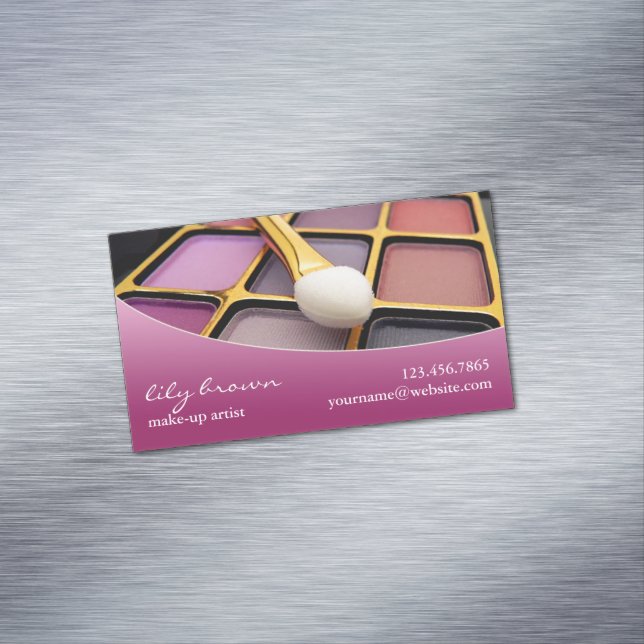 Make-up Artist Business Card Magnet (In Situ)