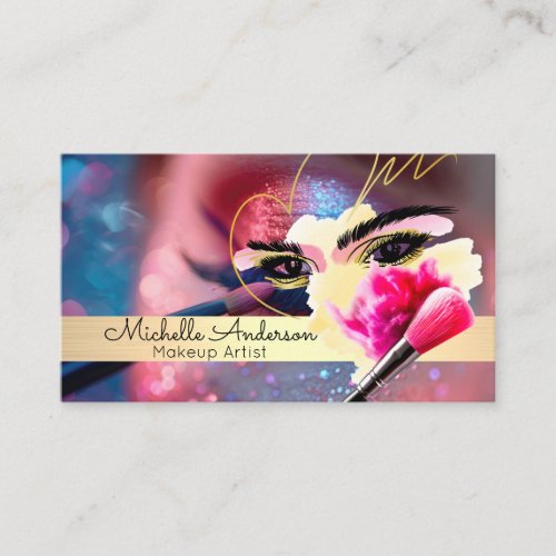 Make Up Artist | Colorful | Beauty Graphics Business Card
