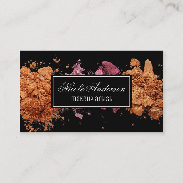 Make Up Artist | Cosmetics Business Card (Front)