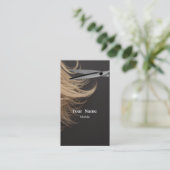 Make Up  Artist - Hair Stylist Business Card (Standing Front)