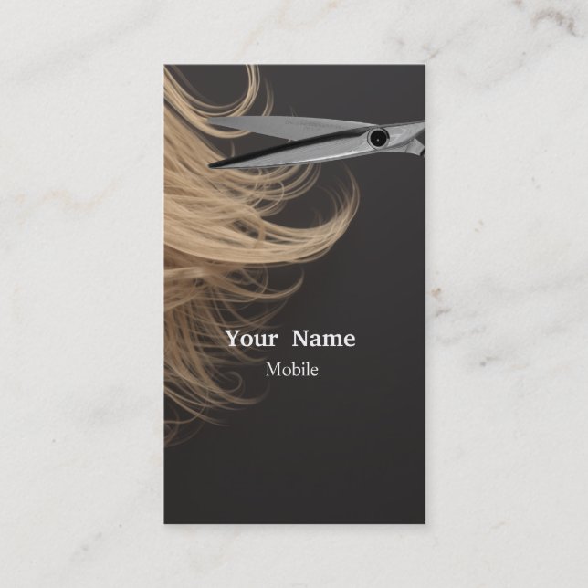 Make Up  Artist - Hair Stylist Business Card (Front)