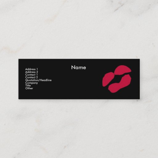 Customizable "Make-up Artist" Business Card