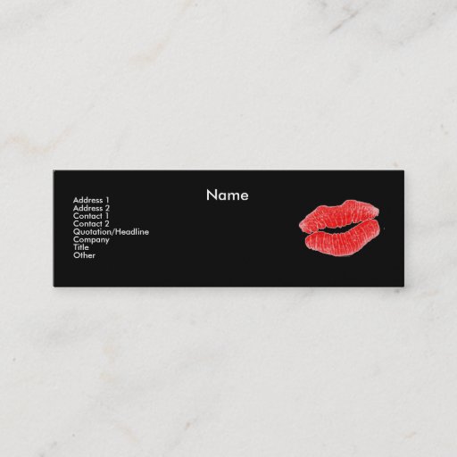 Customizable "Make-up Artist" Pink Roses- Customizable Business Card Templates