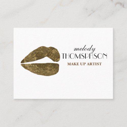 Make Up Artist  Standard Matte Business Card