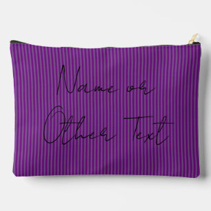 Make-Up Bag Purple Lines HAMbyWG
