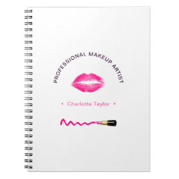 Make-up Beauty Artist Cute Personalized Notebook