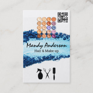 Make Up Brushes Beauty Salon Business Card