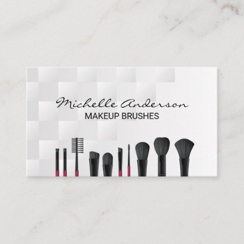 Make Up Brushes  Business Card