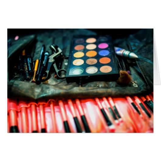 Make-Up Brushes Cards (Front Horizontal)