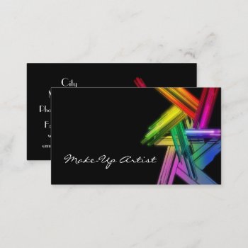 Make_up_business Business Card by 3dbacks at Zazzle